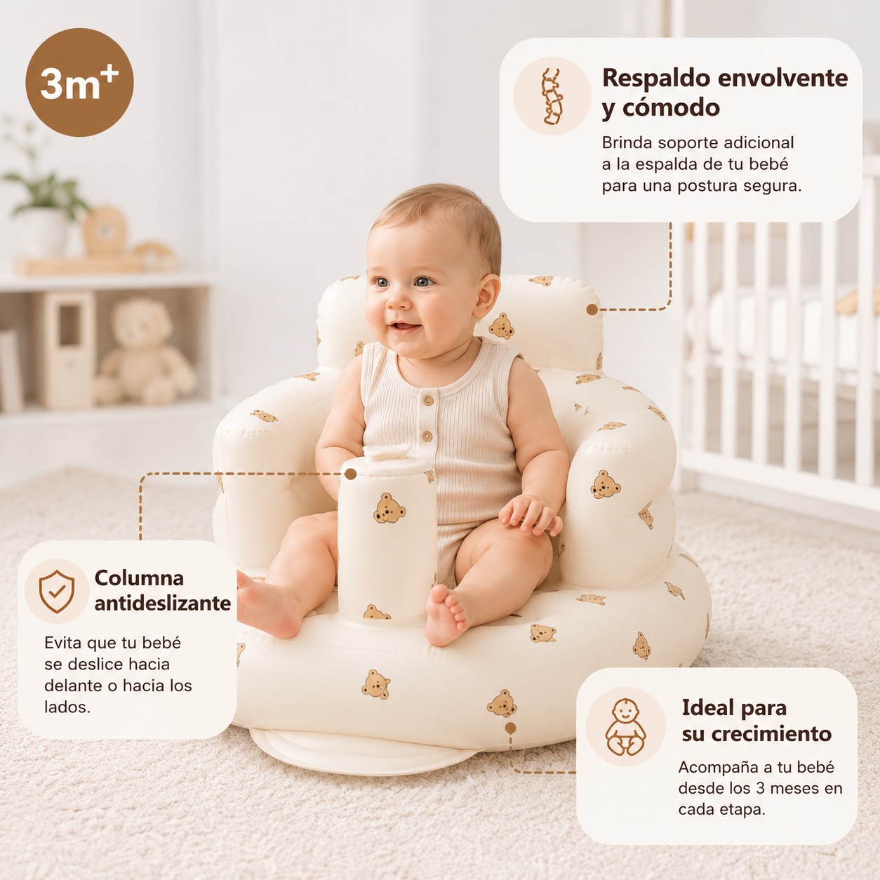Nido Baby Seat | Comodidad y seguridad para tu bebé